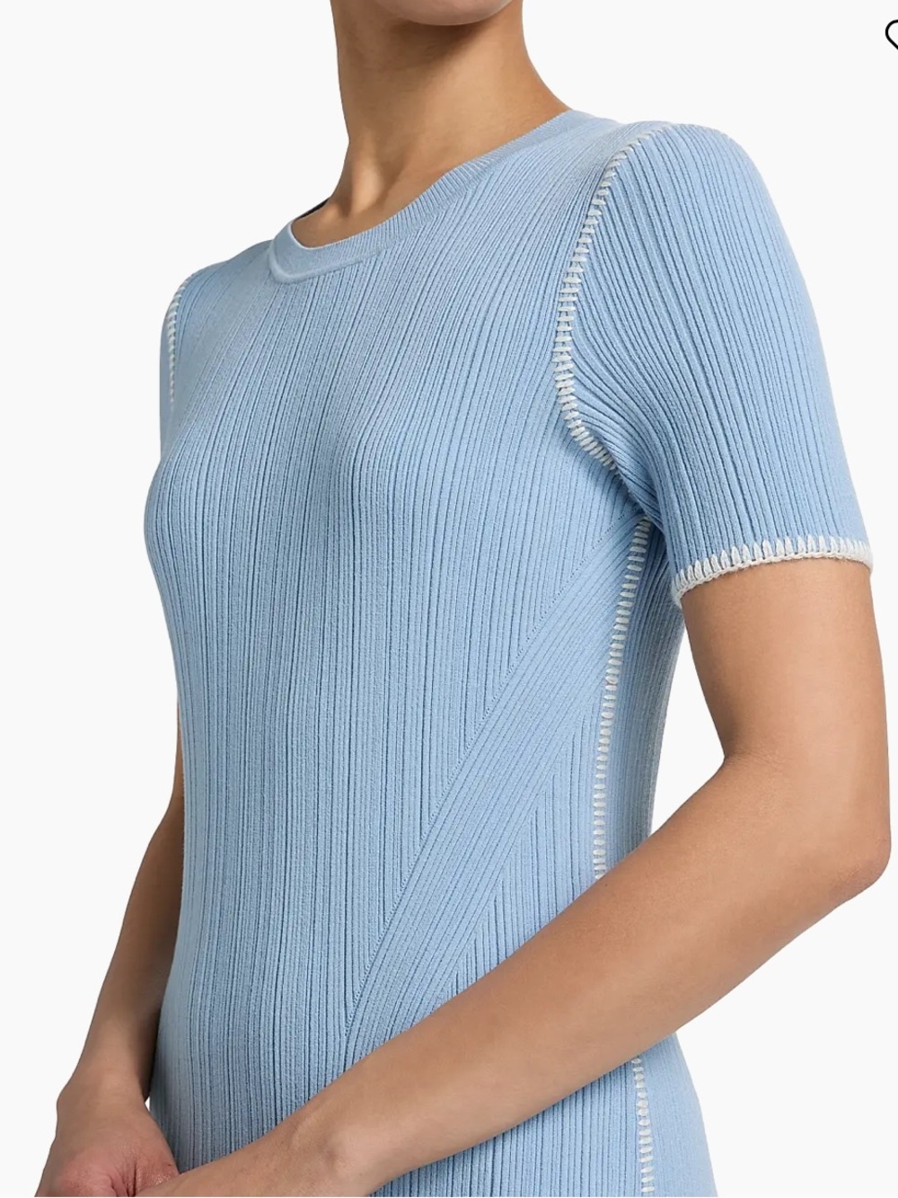 Rag & Bone Harper Rib-Knit Midi-Dress - Picture 6 of 7